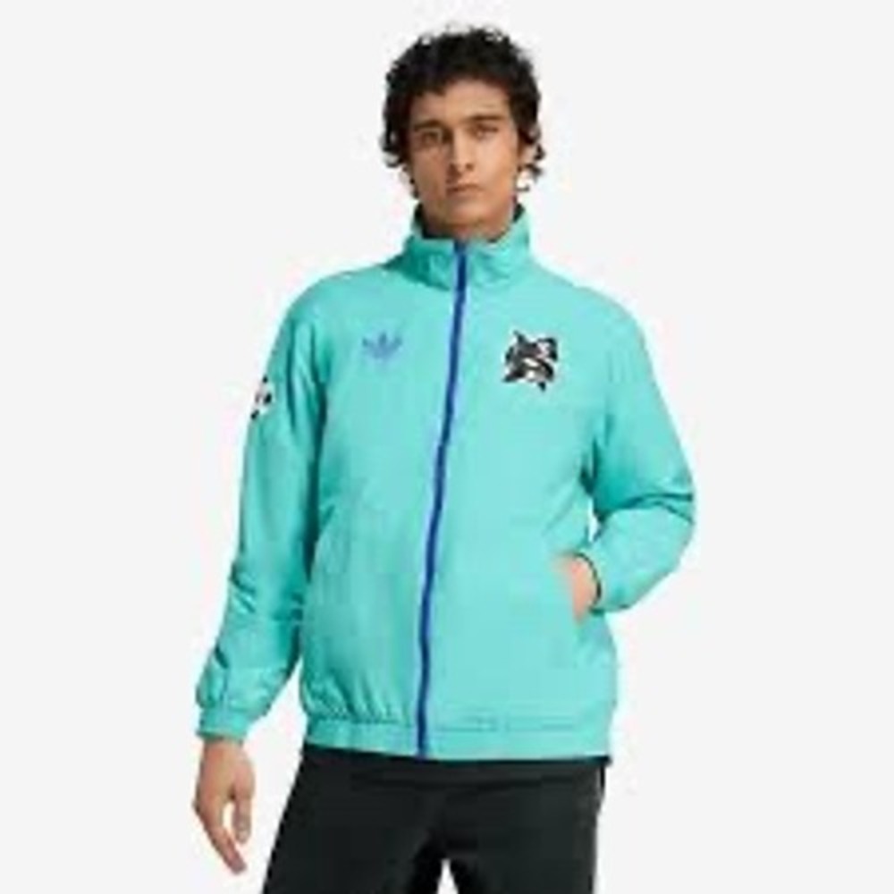 Adidas Seattle Sounders FC 88 OG Anthem Jacket Teal Blue JM5026 Mens Large NWT - Picture 2 of 7